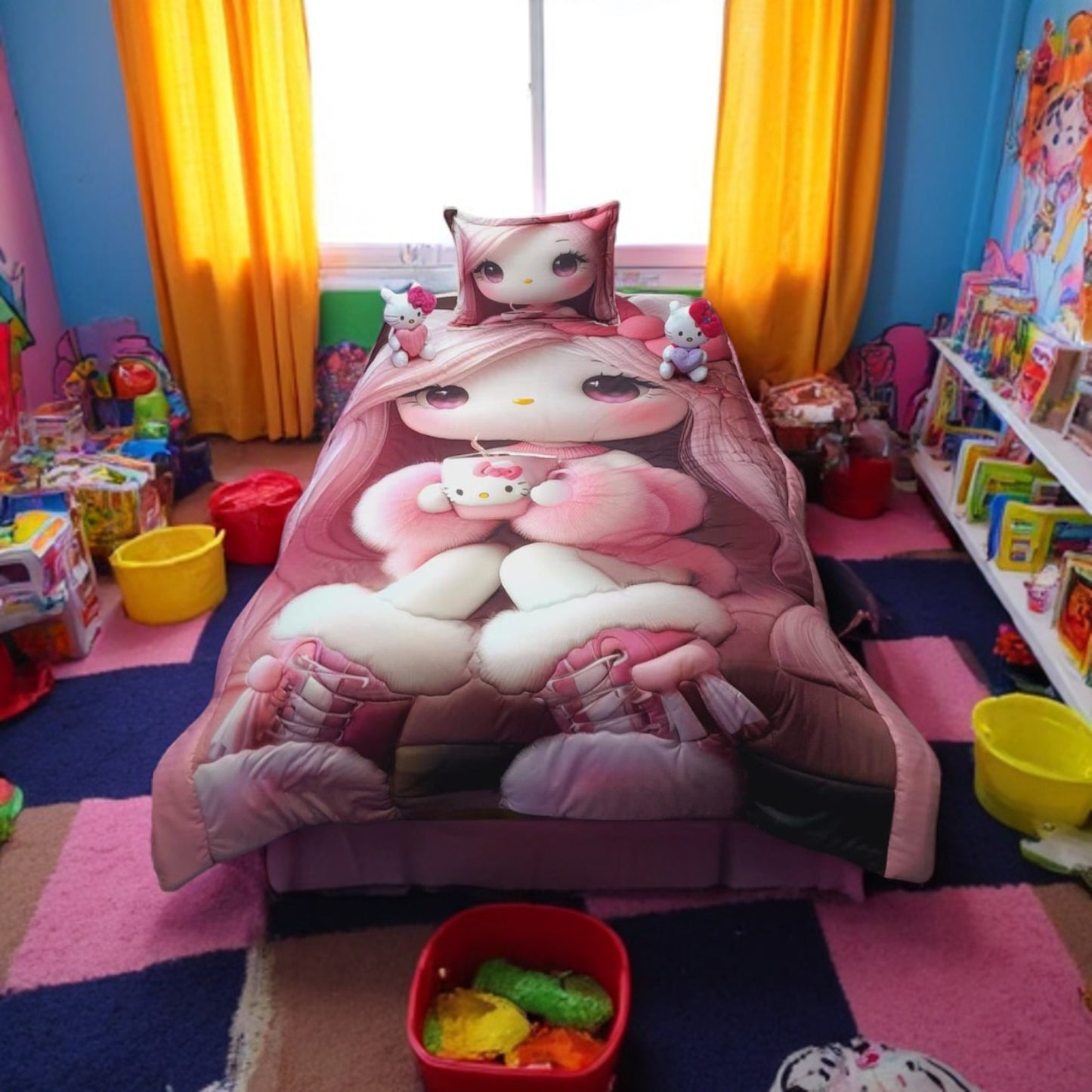 Cubrelechos en Impresión 4D Personalizados con Peluche