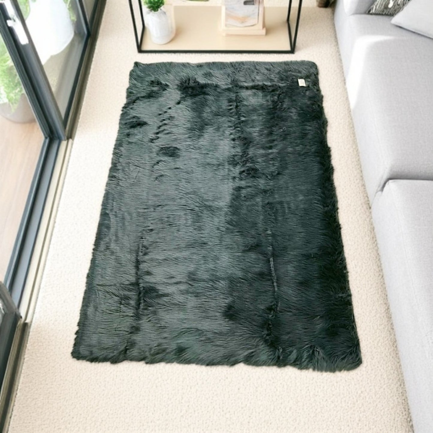Tapete Alfombra Piel de Conejo – Suavidad, Estilo y Confort en Grande