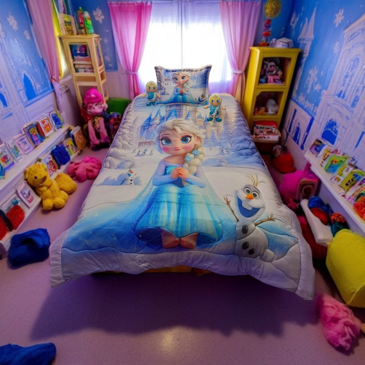 Cubrelechos en Impresión 4D Personalizados con Peluche Cama Sencilla