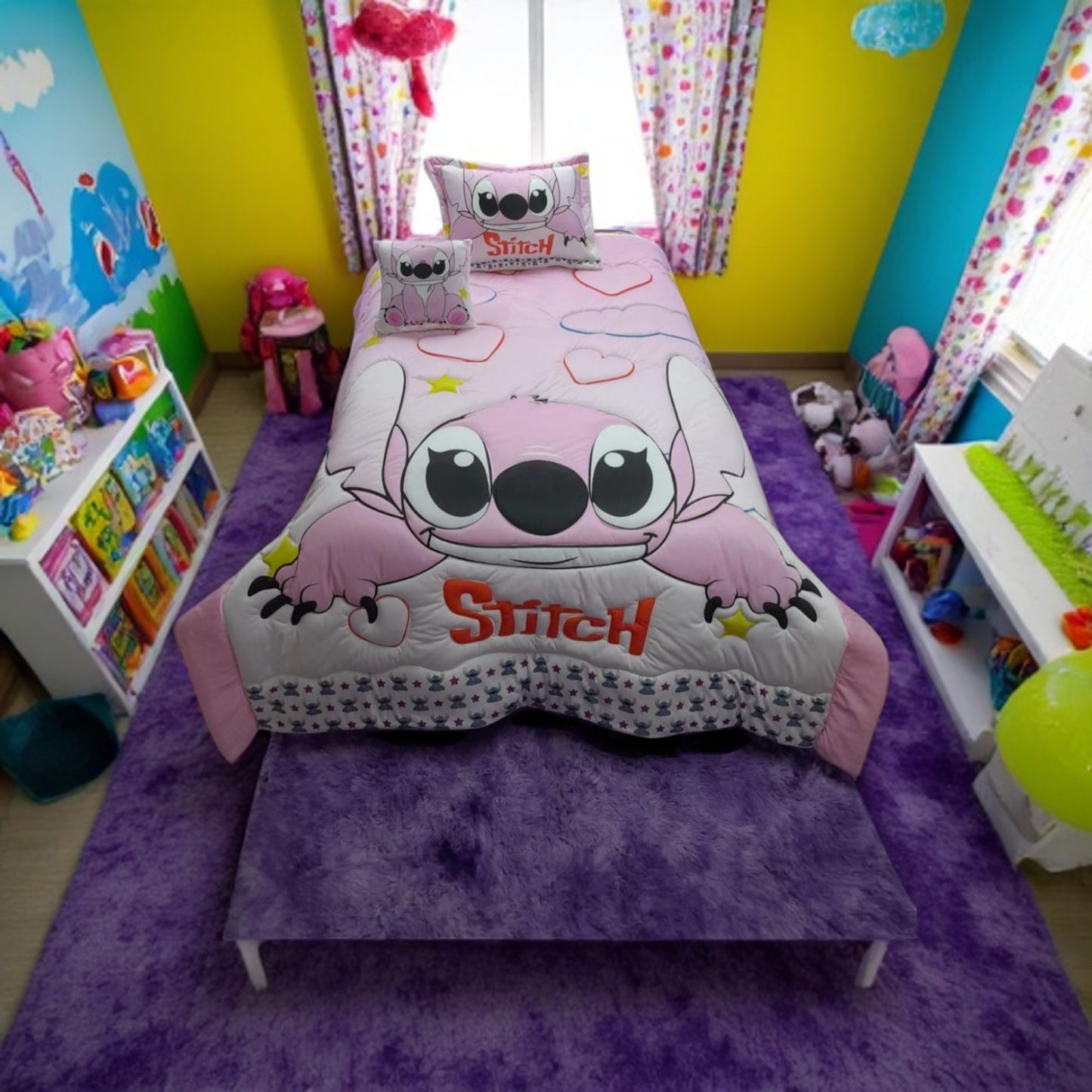 Cubrelechos en Impresión 4D Personalizados con Peluche Cama Sencilla