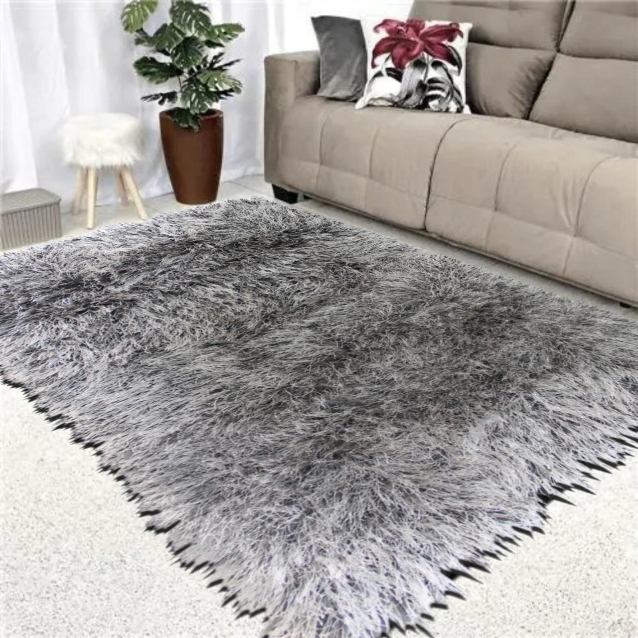 Tapete Alfombra Piel de Conejo – Suavidad, Estilo y Confort en Grande