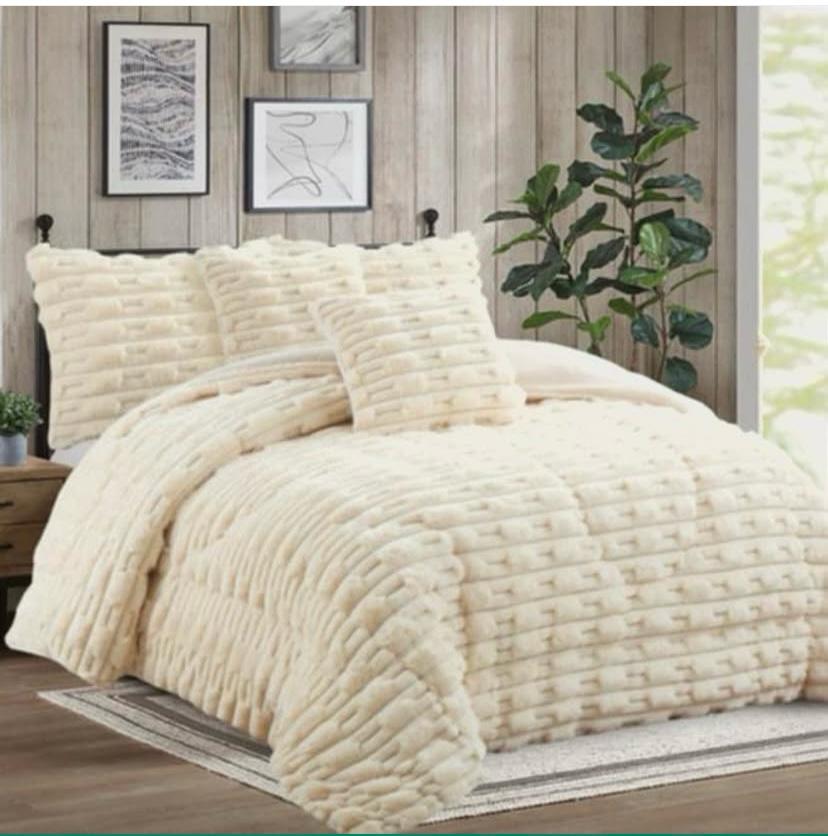 Cubrelecho Piel de Durazno Acolchado Doble Faz Confort y Elegancia para Tu Cama