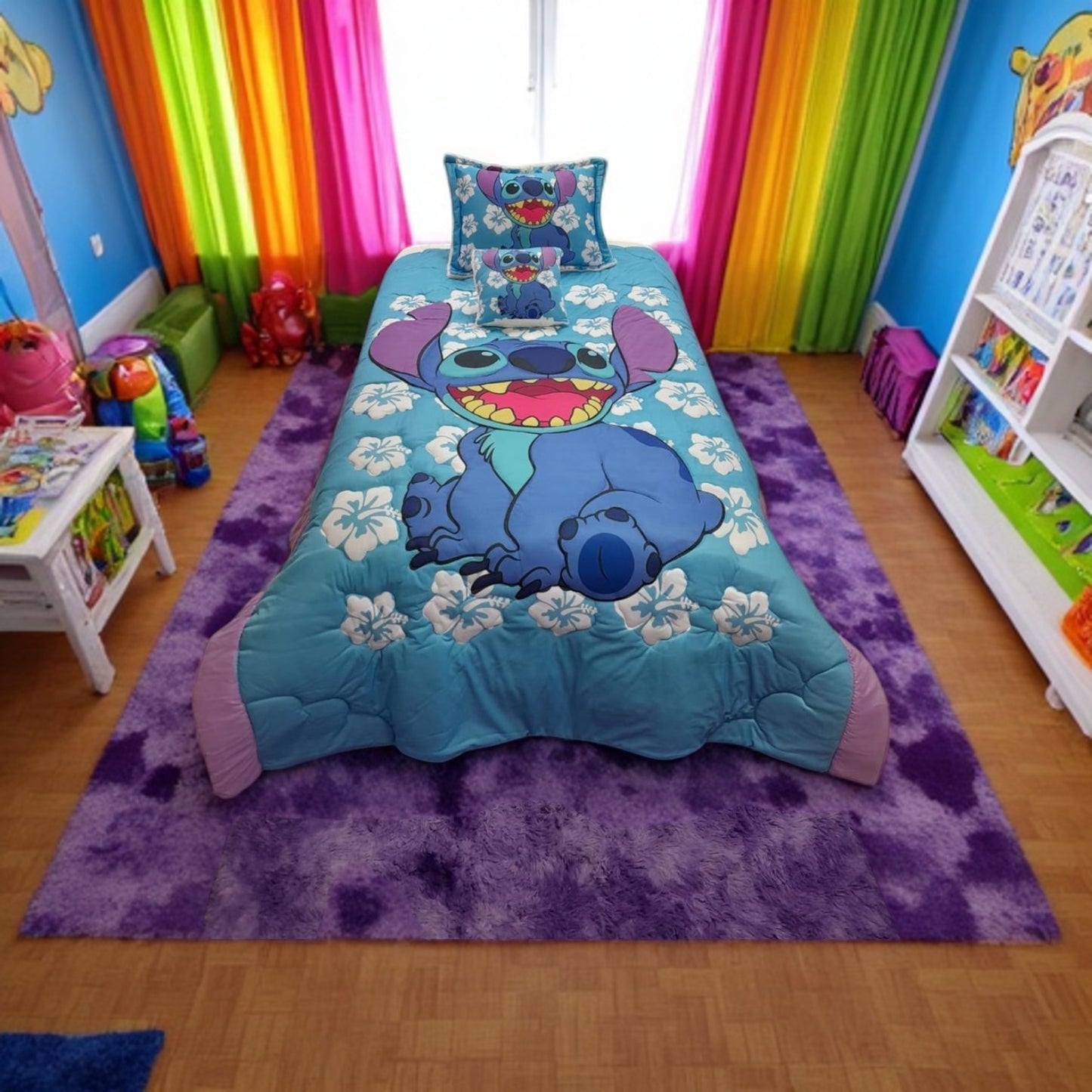 Cubrelechos en Impresión 4D Personalizados con Peluche Cama Sencilla