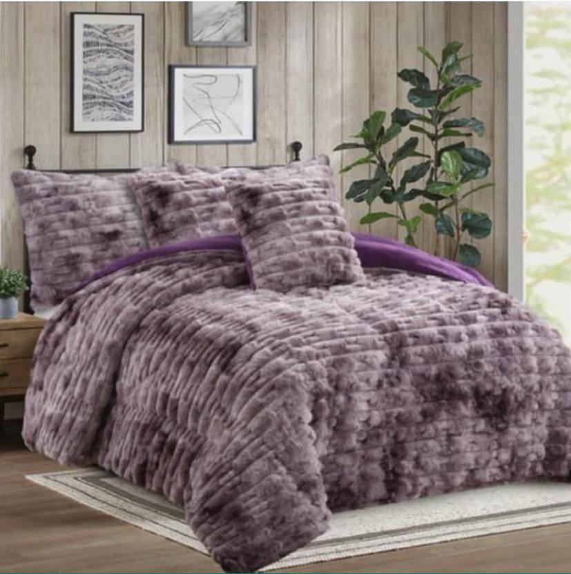 Cubrelecho Piel de Durazno Acolchado Doble Faz Confort y Elegancia para Tu Cama