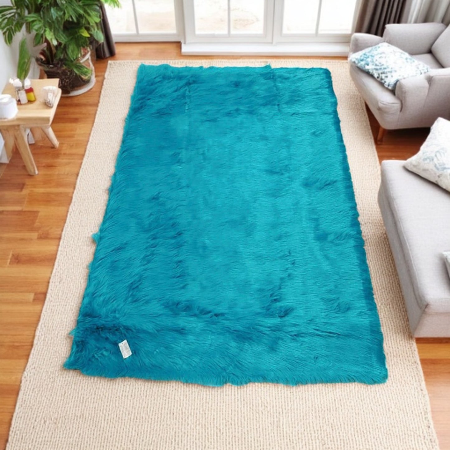 Tapete Alfombra Piel de Conejo – Suavidad, Estilo y Confort en Grande