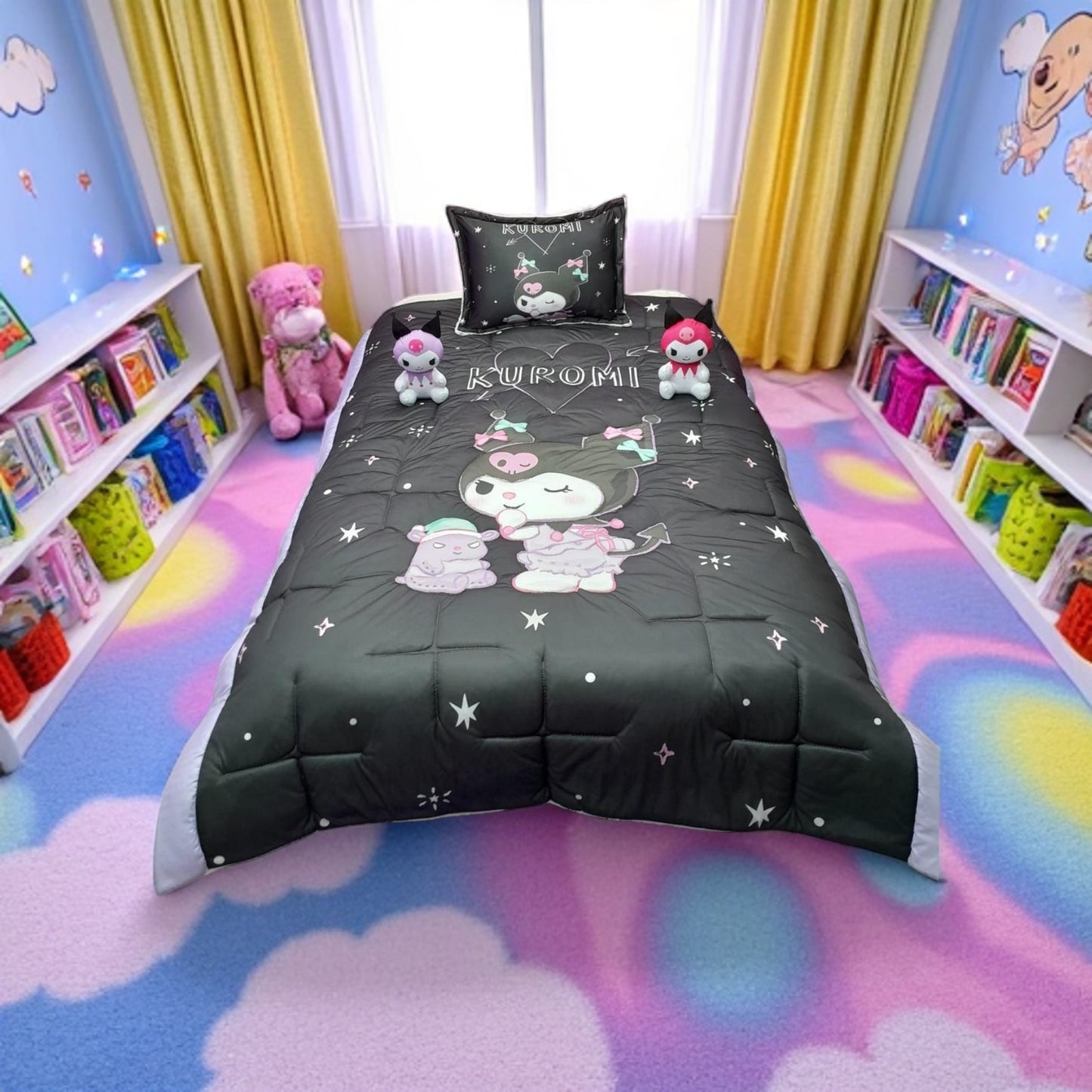 Cubrelechos en Impresión 4D Personalizados con Peluche Cama Sencilla