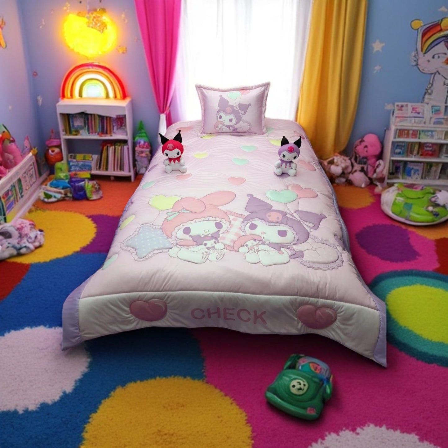 Cubrelechos en Impresión 4D Personalizados con Peluche Cama Sencilla