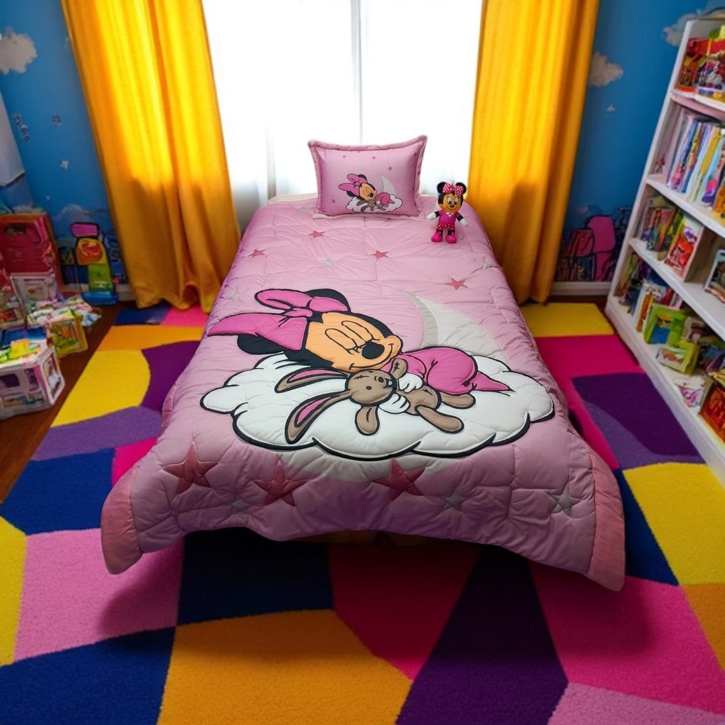 Cubrelechos en Impresión 4D Personalizados con Peluche Cama Sencilla