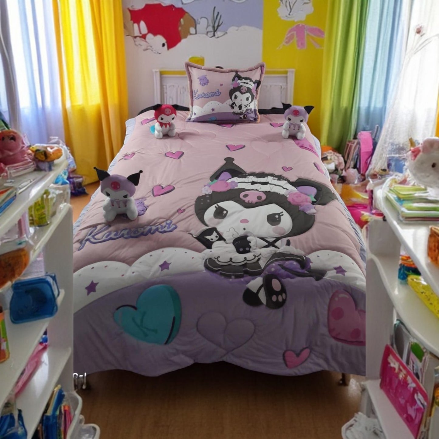 Cubrelechos en Impresión 4D Personalizados con Peluche Cama Sencilla