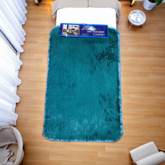 Tapete Pie De Cama Peludo Multiusos Confort y Estilo en un Solo Toque
