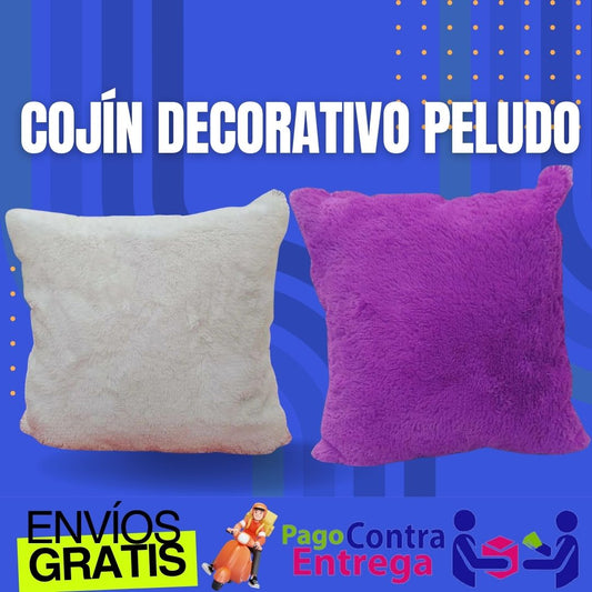Cojines Decorativo Peludos 50x50 cm – Estilo, Suavidad y Confort en Uno