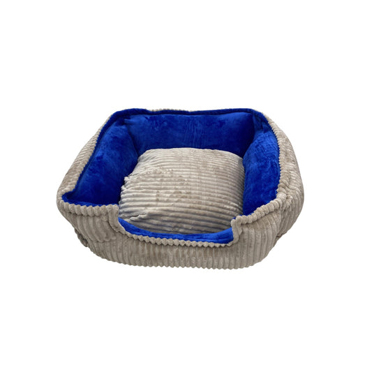Cama Sofá Para Perros y gatos Cuadrada Suave Y Cómoda Lavables